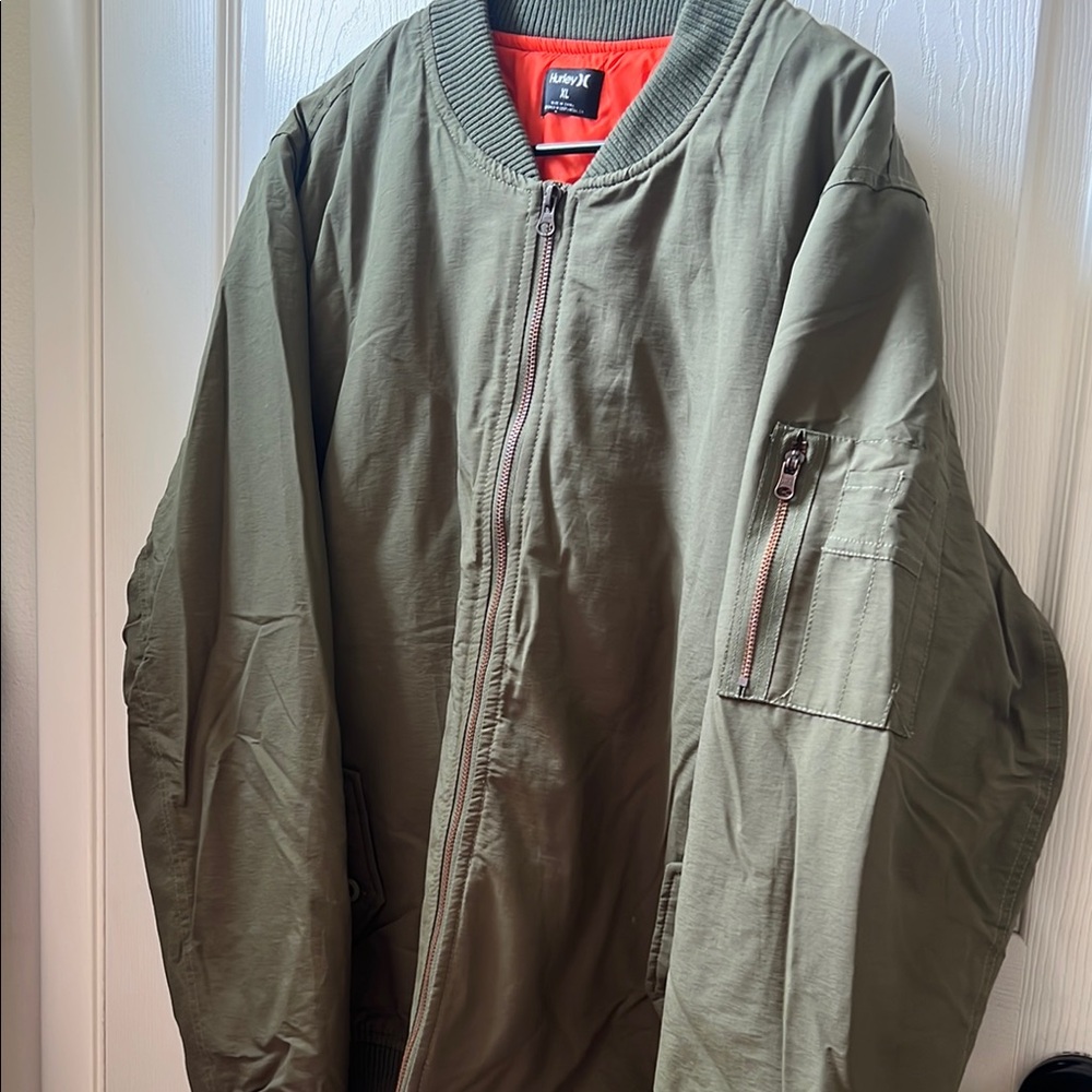 Men's Olive Bomber Jacket